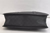 Authentic GUCCI Vintage Tote Hand Bag GG PVC Leather 322072 Black 3674K