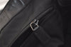 Authentic GUCCI Vintage Tote Hand Bag GG PVC Leather 322072 Black 3674K