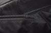 Authentic GUCCI Vintage Tote Hand Bag GG PVC Leather 322072 Black 3674K