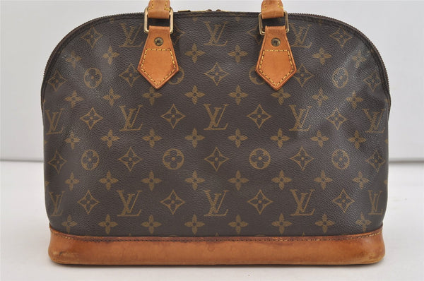 Authentic Louis Vuitton Monogram Alma Hand Bag Purse M51130 LV 3675J