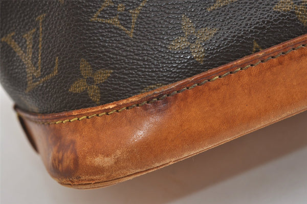 Authentic Louis Vuitton Monogram Alma Hand Bag Purse M51130 LV 3675J