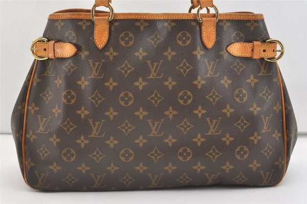 Authentic Louis Vuitton Monogram Batignolles Horizontal Tote Bag M51154 LV 3676J