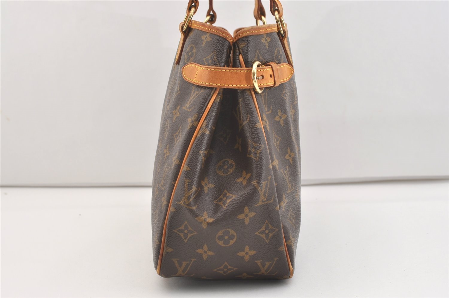 Authentic Louis Vuitton Monogram Batignolles Horizontal Tote Bag M51154 LV 3676J