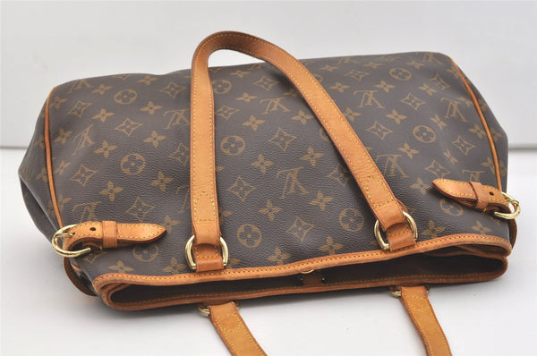 Authentic Louis Vuitton Monogram Batignolles Horizontal Tote Bag M51154 LV 3676J