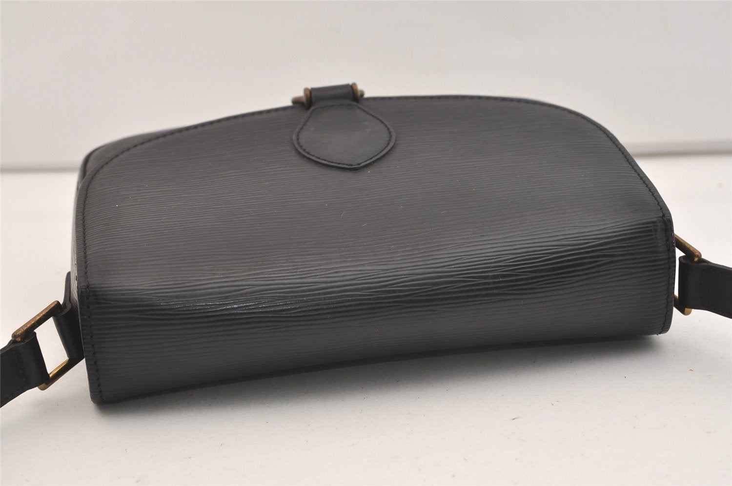 Auth Louis Vuitton Epi Saint Cloud GM Shoulder Cross Body Bag M52192 Black 3677J
