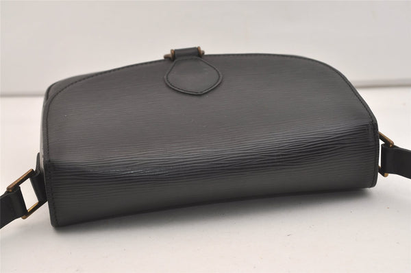 Auth Louis Vuitton Epi Saint Cloud GM Shoulder Cross Body Bag M52192 Black 3677J