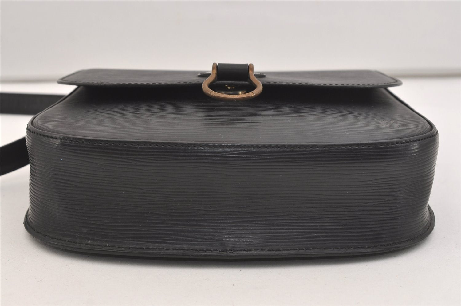 Auth Louis Vuitton Epi Saint Cloud GM Shoulder Cross Body Bag M52192 Black 3677J