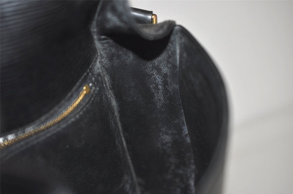 Auth Louis Vuitton Epi Saint Cloud GM Shoulder Cross Body Bag M52192 Black 3677J