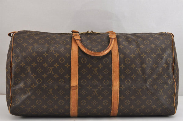 Authentic Louis Vuitton Monogram Keepall 60 Travel Boston Bag M41422 LV 3679J