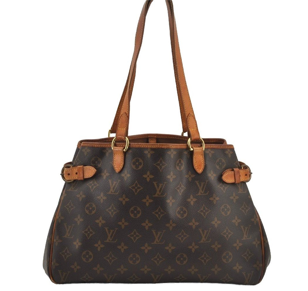Authentic Louis Vuitton Monogram Batignolles Horizontal Tote Bag M51154 LV 3680J