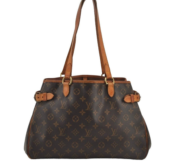 Authentic Louis Vuitton Monogram Batignolles Horizontal Tote Bag M51154 LV 3680J