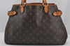 Authentic Louis Vuitton Monogram Batignolles Horizontal Tote Bag M51154 LV 3680J