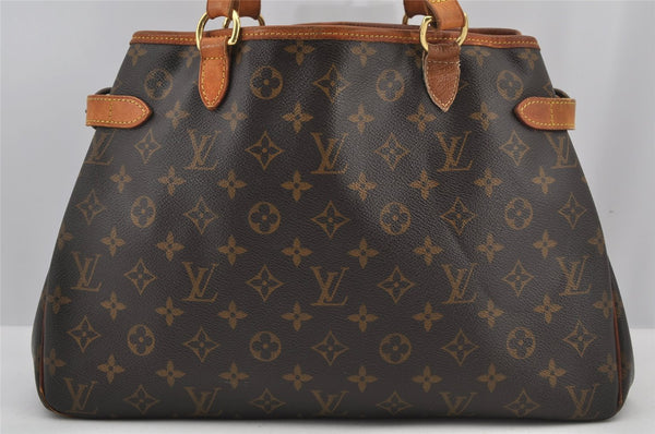 Authentic Louis Vuitton Monogram Batignolles Horizontal Tote Bag M51154 LV 3680J