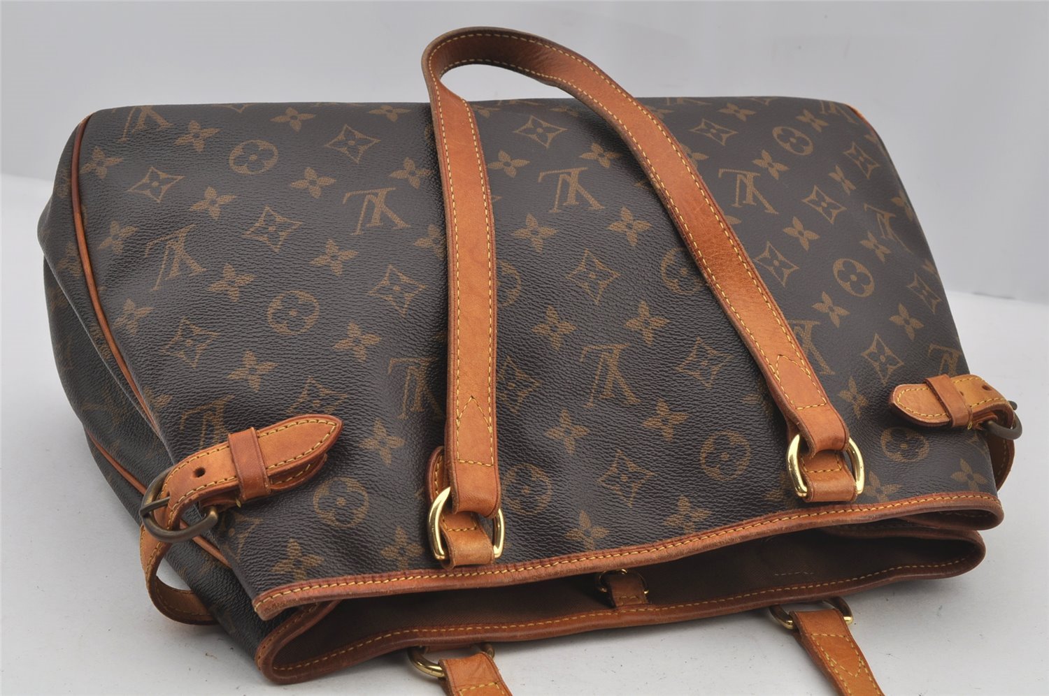 Authentic Louis Vuitton Monogram Batignolles Horizontal Tote Bag M51154 LV 3680J