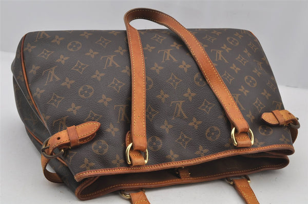 Authentic Louis Vuitton Monogram Batignolles Horizontal Tote Bag M51154 LV 3680J