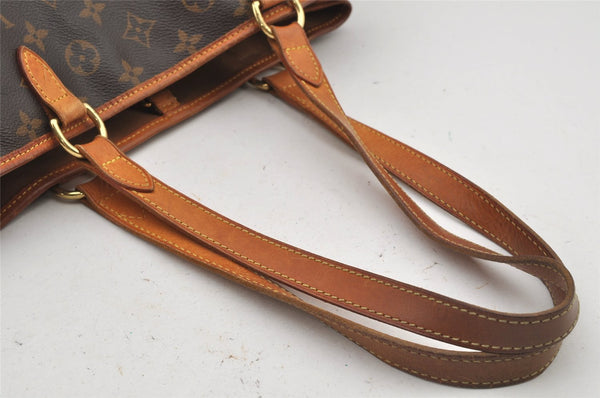 Authentic Louis Vuitton Monogram Batignolles Horizontal Tote Bag M51154 LV 3680J