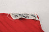 Authentic HERMES Pleats Scarf "EUROPE" Silk Red Box 3681K