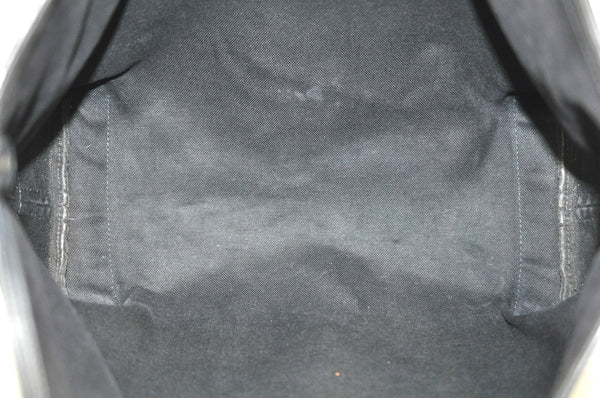 Authentic GUCCI Craft Shoulder Tote Bag GG Canvas Leather 247209 Black 3683J