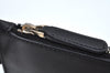 Authentic GUCCI Craft Shoulder Tote Bag GG Canvas Leather 247209 Black 3683J