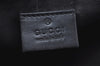 Authentic GUCCI Craft Shoulder Tote Bag GG Canvas Leather 247209 Black 3683J