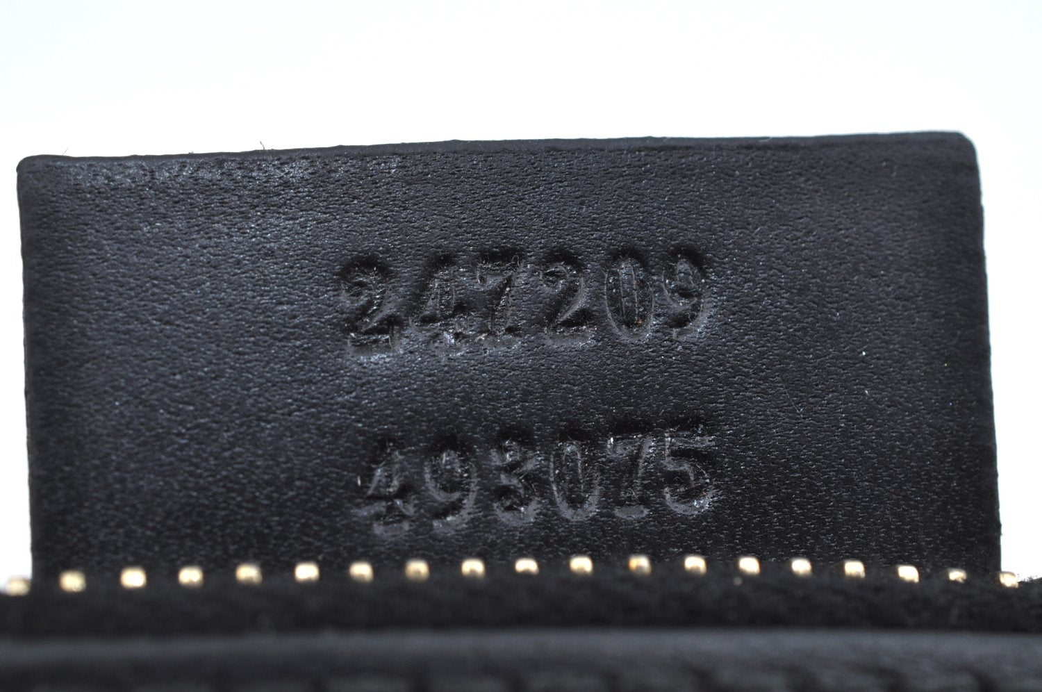 Authentic GUCCI Craft Shoulder Tote Bag GG Canvas Leather 247209 Black 3683J