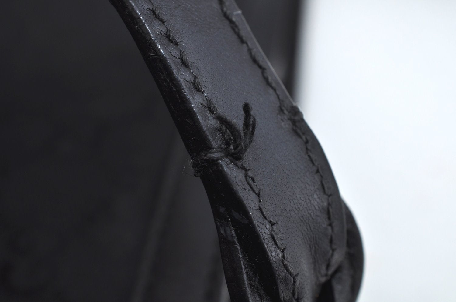 Authentic GUCCI Craft Shoulder Tote Bag GG Canvas Leather 247209 Black 3683J