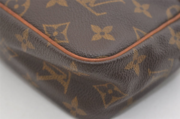 Authentic Louis Vuitton Monogram Compiegne 23 Clutch Hand Bag M51847 LV 3685J