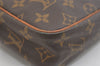Authentic Louis Vuitton Monogram Compiegne 23 Clutch Hand Bag M51847 LV 3685J