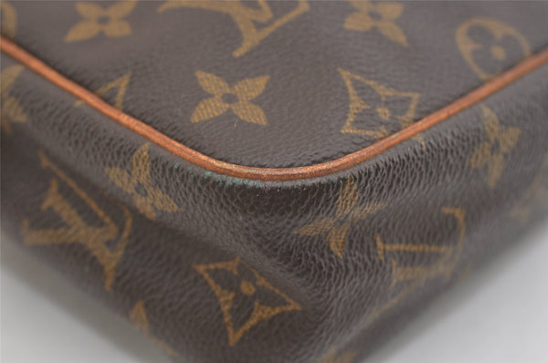 Authentic Louis Vuitton Monogram Compiegne 23 Clutch Hand Bag M51847 LV 3685J