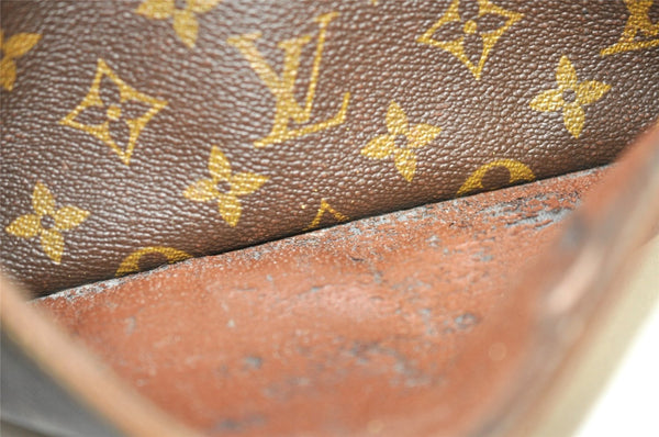 Authentic Louis Vuitton Monogram Compiegne 23 Clutch Hand Bag M51847 LV 3685J