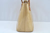 Authentic Louis Vuitton Vernis Houston Shoulder Hand Bag Beige M91340 LV 3686I