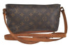 Authentic Louis Vuitton Monogram Trotteur Shoulder Cross Bag M51240 Junk 3686J
