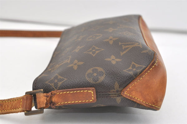 Authentic Louis Vuitton Monogram Trotteur Shoulder Cross Bag M51240 Junk 3686J
