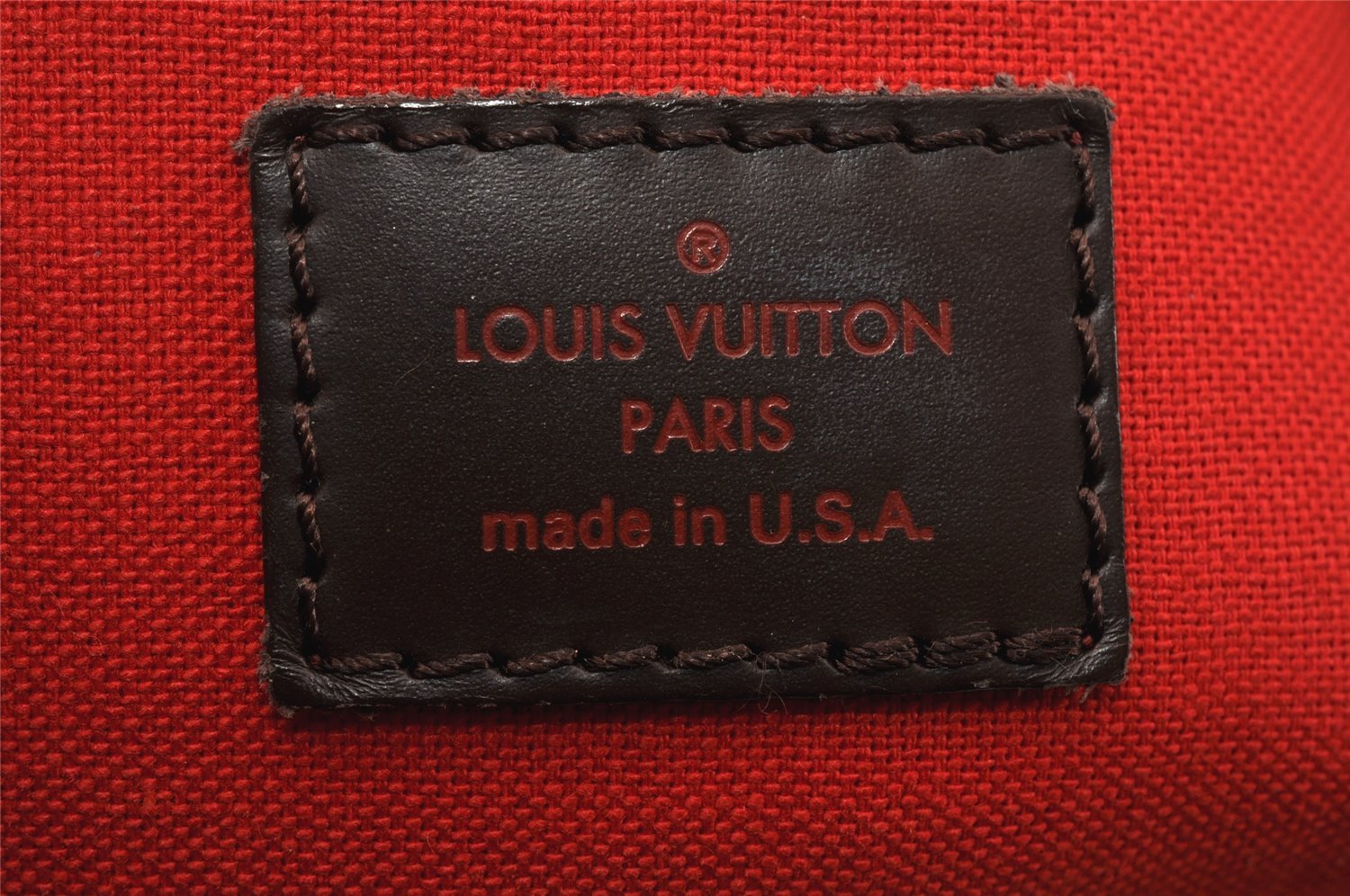 Authentic Louis Vuitton Damier Thames GM Shoulder Hand Bag N48181 LV Junk 3686K