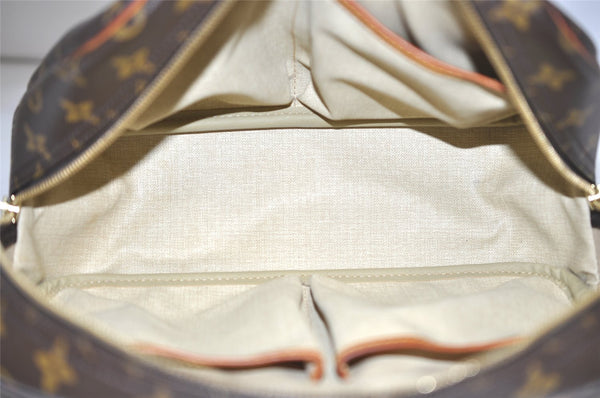 Authentic Louis Vuitton Monogram Trouville Hand Bag Purse M42228 LV 3687I