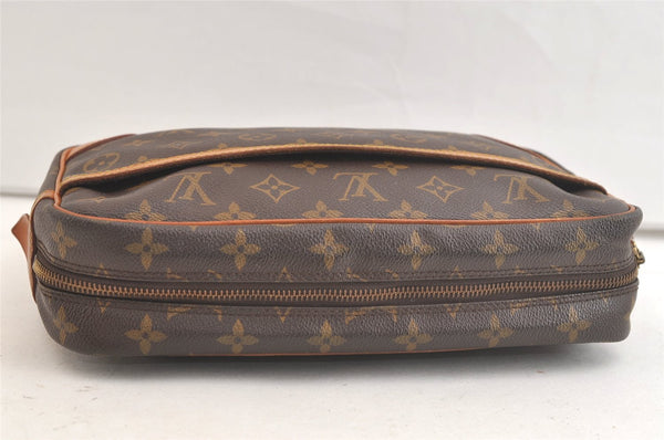 Authentic Louis Vuitton Monogram Compiegne 28 Clutch Hand Bag M51845 LV 3687K
