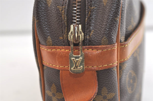 Authentic Louis Vuitton Monogram Compiegne 28 Clutch Hand Bag M51845 LV 3687K