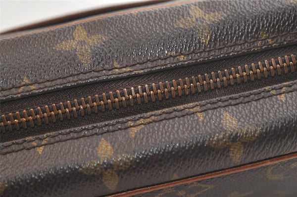 Authentic Louis Vuitton Monogram Compiegne 28 Clutch Hand Bag M51845 LV 3687K