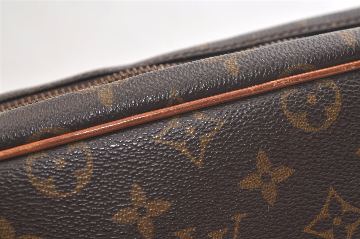 Authentic Louis Vuitton Monogram Compiegne 28 Clutch Hand Bag M51845 LV 3687K