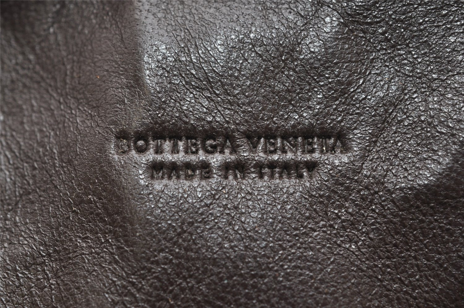 Authentic BOTTEGA VENETA Intrecciato Leather Shoulder Pouch Purse Brown 3688K