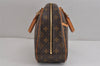 Authentic Louis Vuitton Monogram Trouville Hand Bag Purse M42228 LV 3689J