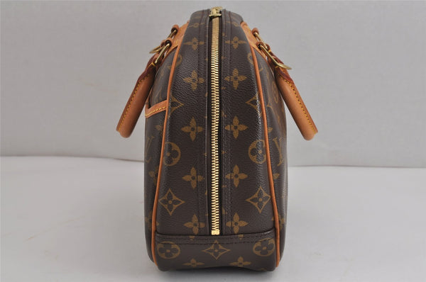 Authentic Louis Vuitton Monogram Trouville Hand Bag Purse M42228 LV 3689J