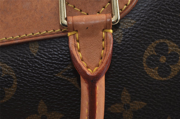 Authentic Louis Vuitton Monogram Trouville Hand Bag Purse M42228 LV 3689J