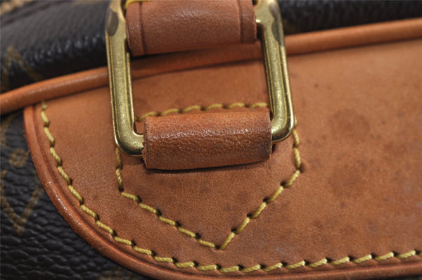 Authentic Louis Vuitton Monogram Trouville Hand Bag Purse M42228 LV 3689J