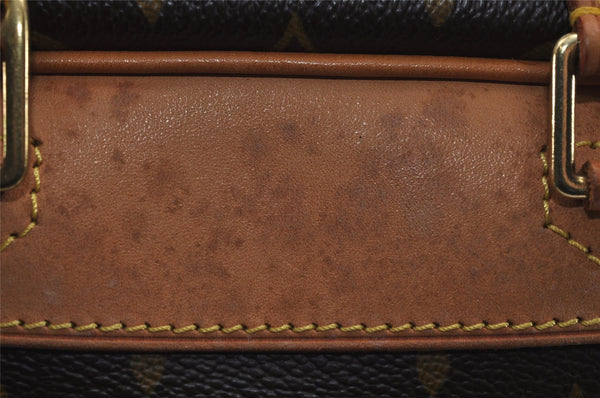 Authentic Louis Vuitton Monogram Trouville Hand Bag Purse M42228 LV 3689J