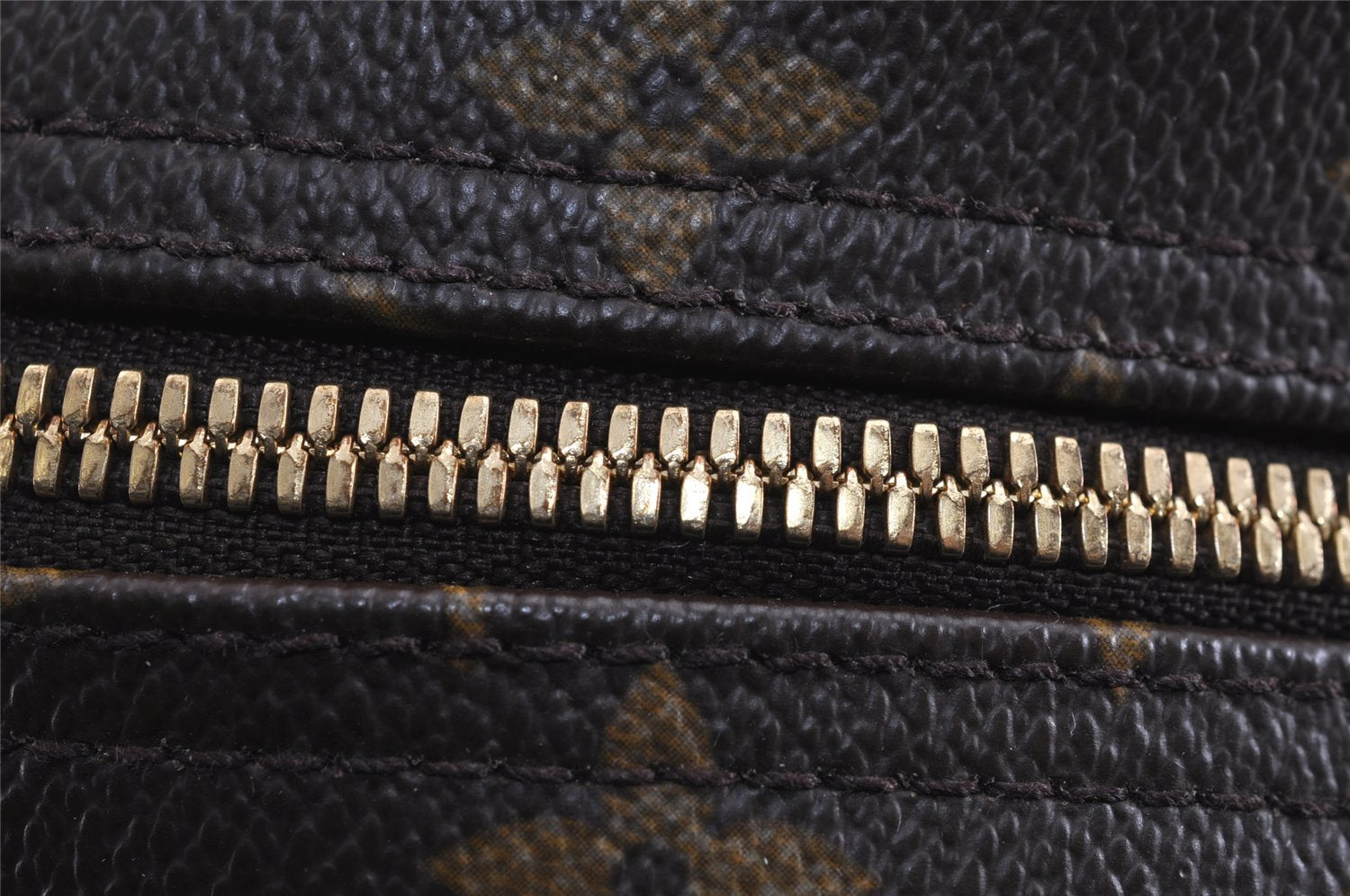 Authentic Louis Vuitton Monogram Trouville Hand Bag Purse M42228 LV 3689J