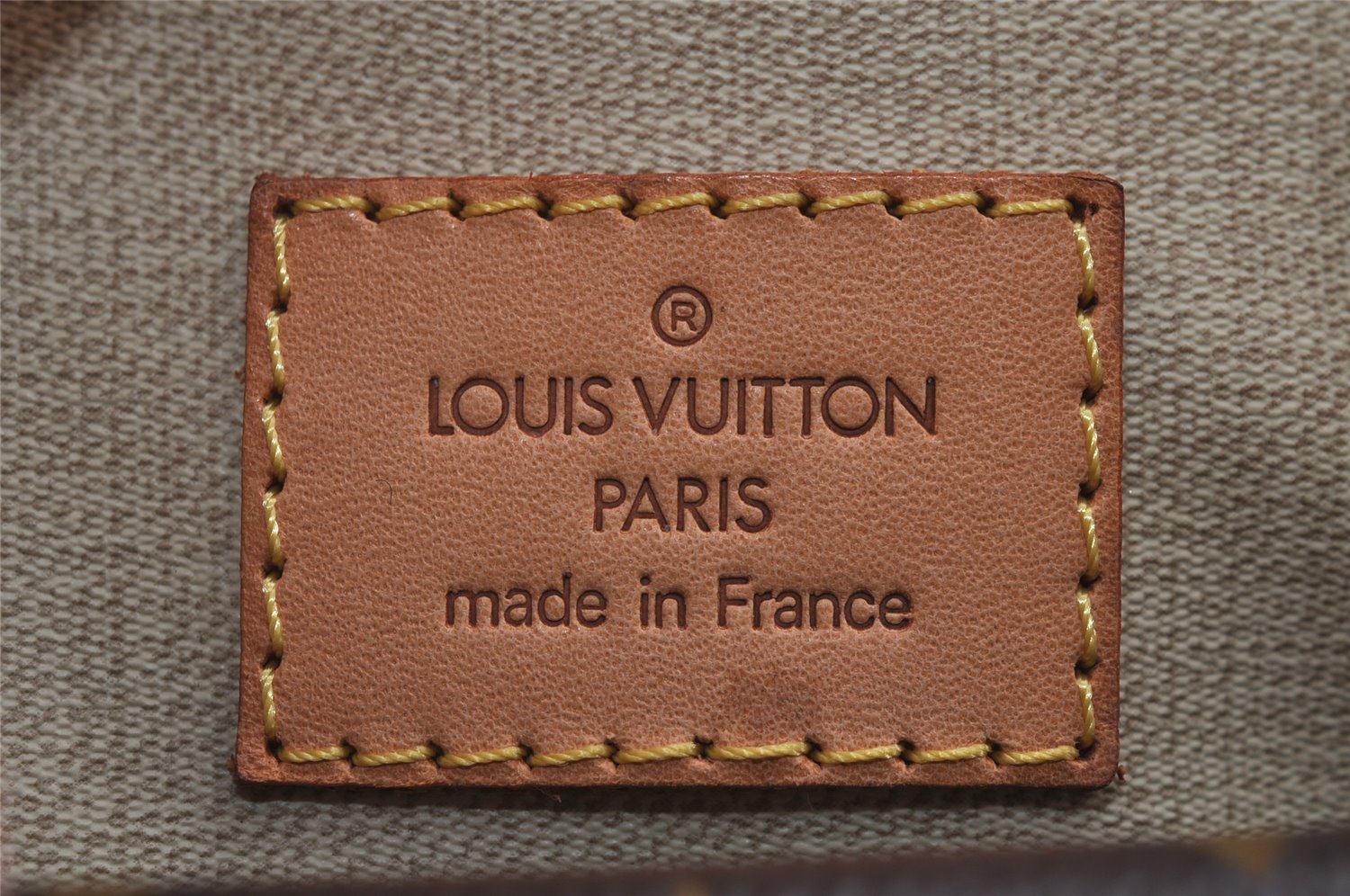 Authentic Louis Vuitton Monogram Trouville Hand Bag Purse M42228 LV 3689J