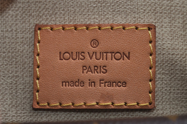 Authentic Louis Vuitton Monogram Trouville Hand Bag Purse M42228 LV 3689J