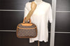 Authentic Louis Vuitton Monogram Trouville Hand Bag Purse M42228 LV 3689J