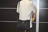 Authentic PRADA Nylon Tessuto Leather Shoulder Cross Body Bag Purse Black 3690J